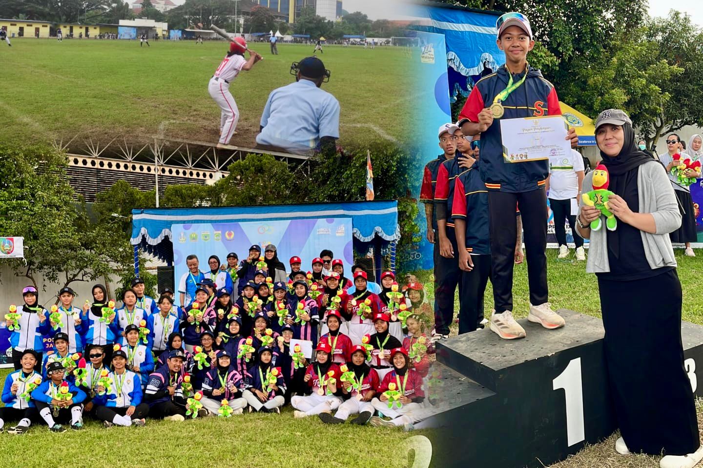 Baseball Surabaya Kawin Gelar di Porprov Jatim 2025, Putra dan Putri Raih Medali Emas