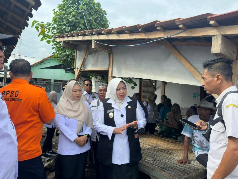 Atasi Banjir Rob di Pesisir Jangkar, Pemkab Situbondo Bangun Tanggul Pemecah Ombak