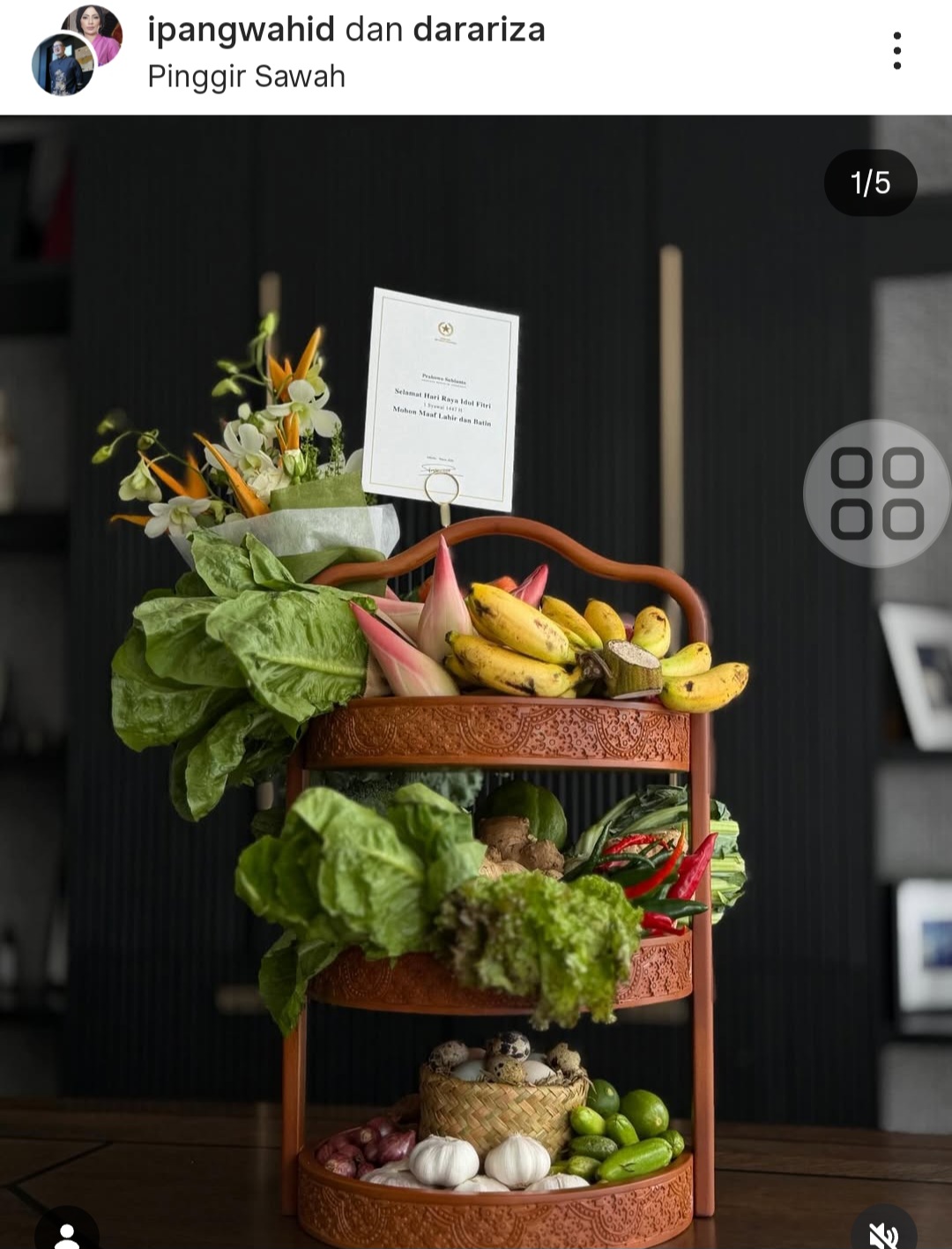 Ipang Wahid Takjub dengan Hampers Lebaran 'Ketahanan Pangan' ala Prabowo