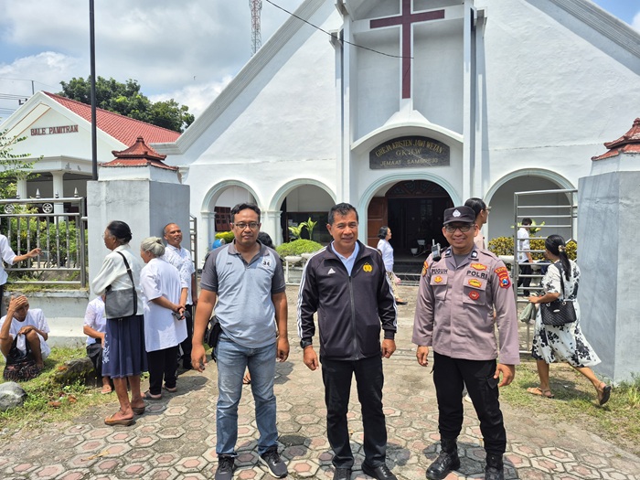 Polres Kediri Pastikan Ibadah Jumat Agung Berjalan Aman dan Kondusif