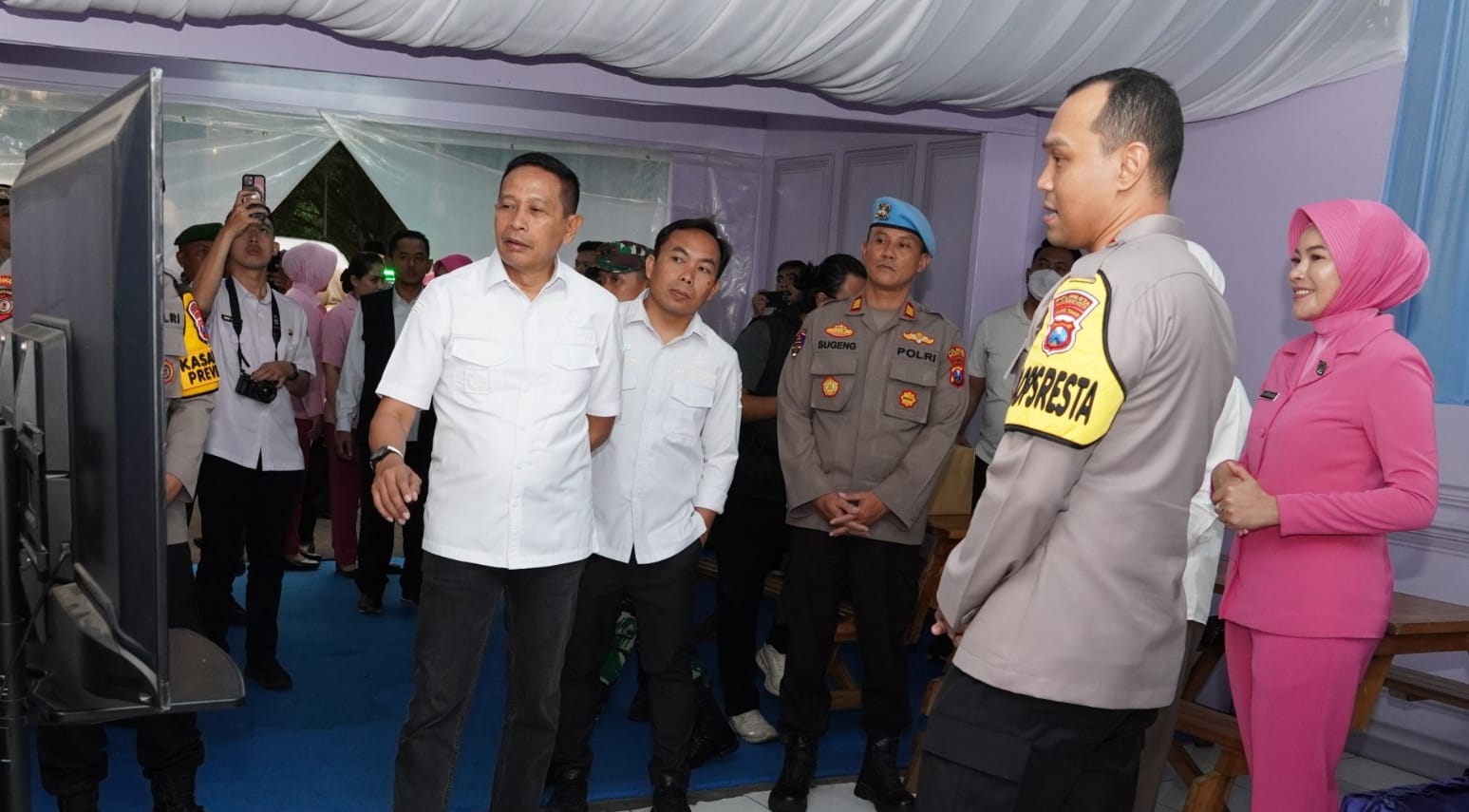 Kawal Mudik Aman, Forkopimda Kota Malang Sisir Pos Pelayanan hingga Masjid Besar Jelang Idulfitri 1447 H