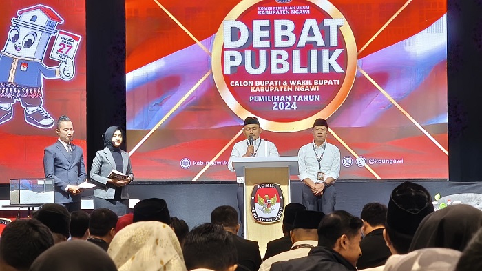 KPU Ngawi Kemas Debat Publik Melalui Tajamkan Visi Misi Calon Tunggal 