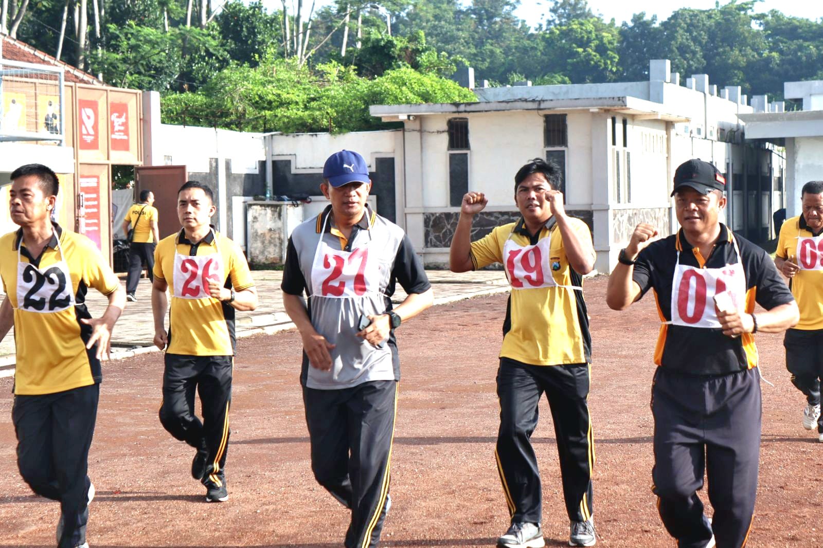 Polres Lumajang Pastikan Kebugaran Jasmani Anggota Pasca Pemilu 2024