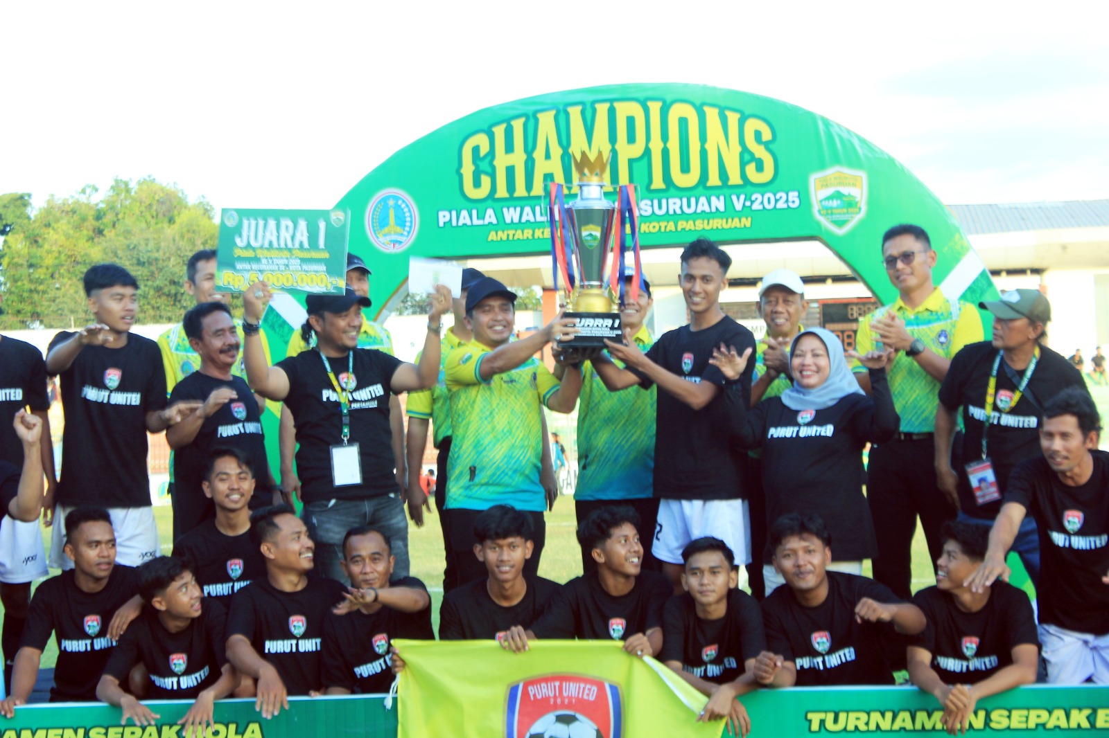 Purut United Juara Liga Tarkam Wali Kota Cup 2025