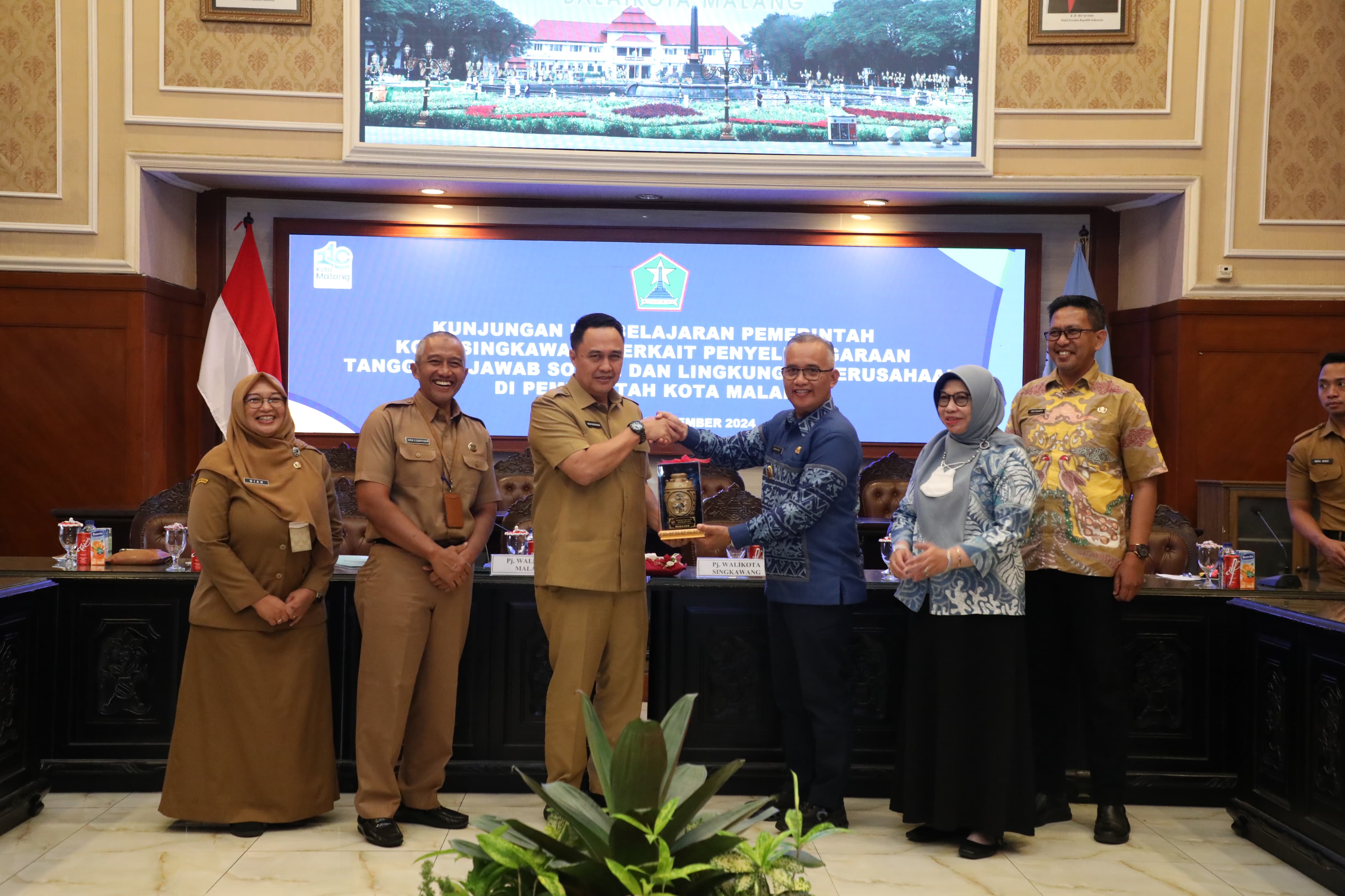 Sambut Pj Wali Kota Singkawang, Pj Wali Kota Malang Sampaikan Kuatnya Sinergi TSP