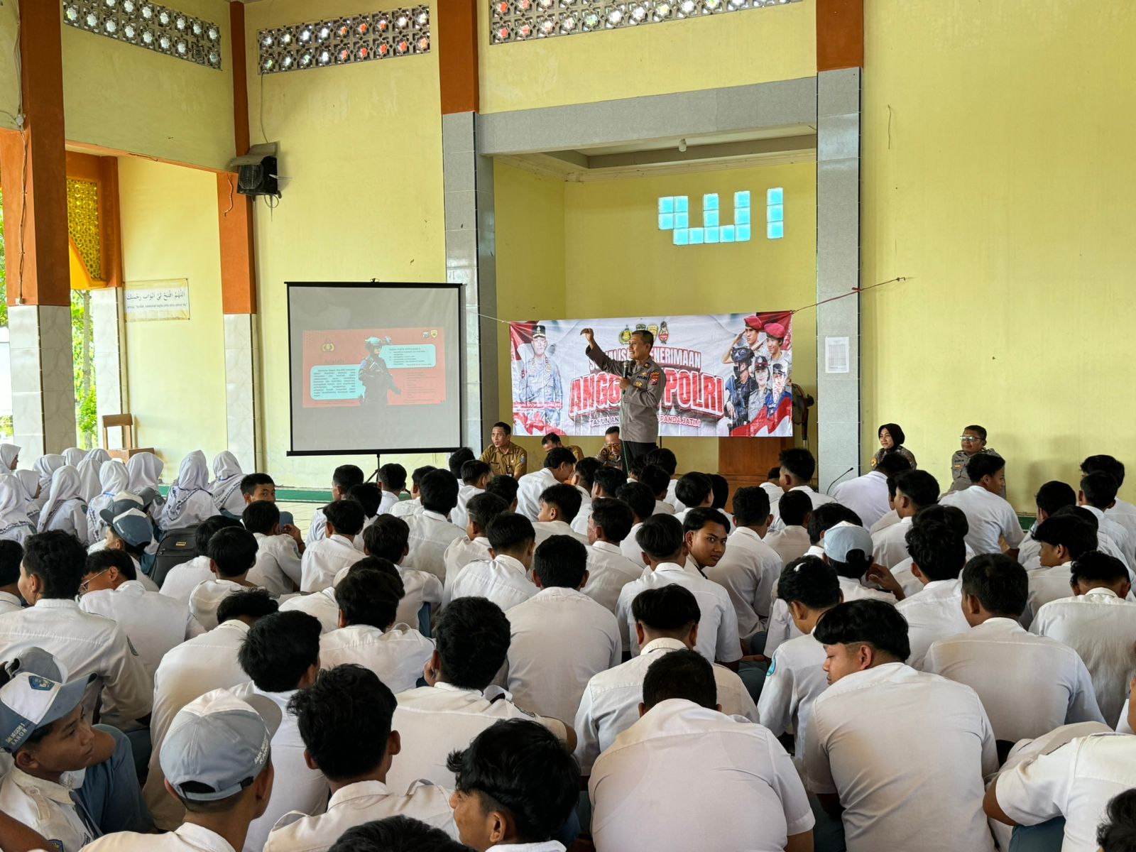 Bag SDM Polres Bojonegoro Gelar Sosialisasi Penerimaan Polri