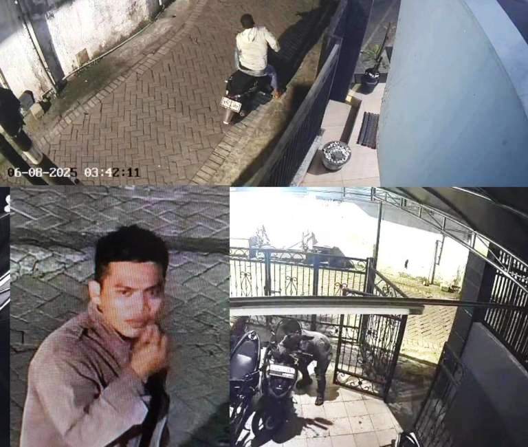 Wajah Maling Motor di Gersikan Terekam Jelas, Korban: Masa Nggak Bisa Ditangkap?