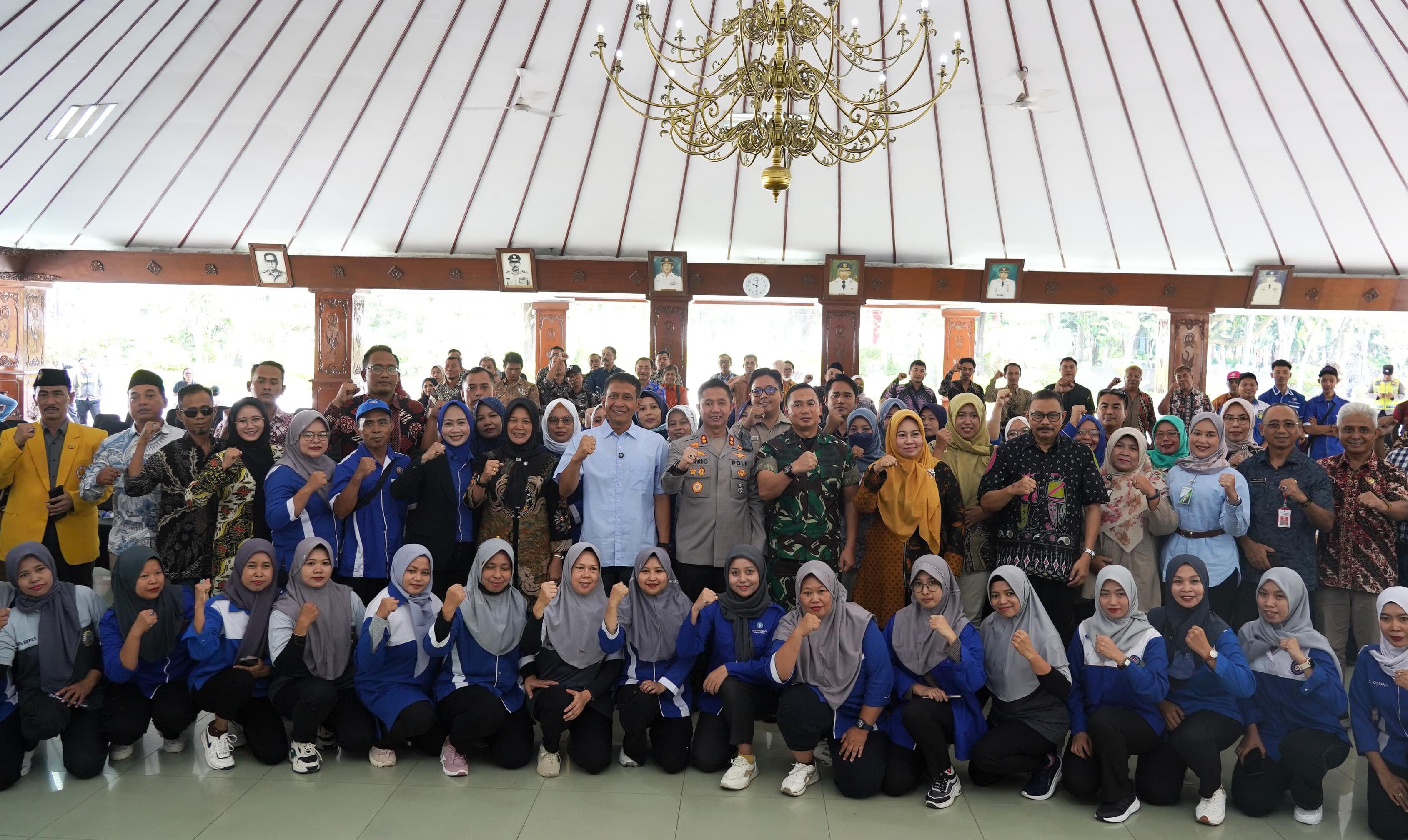 Bupati Setyo Wahono Harapkan Sinergi dan Suasana Harmonis di Hari Buruh Internasional