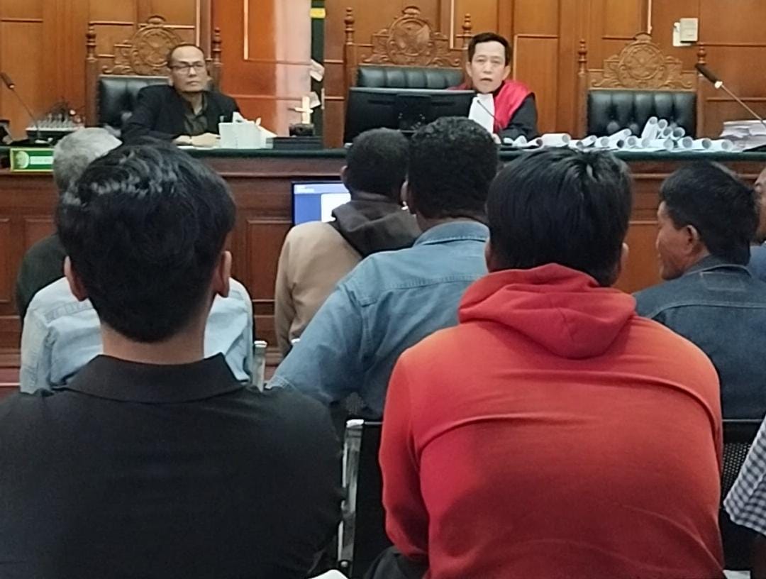 128 Jukir Liar Hasil Tangkapan Satsamapta Polrestabes Surabaya Jalani Sidang Tipiring di PN Surabaya