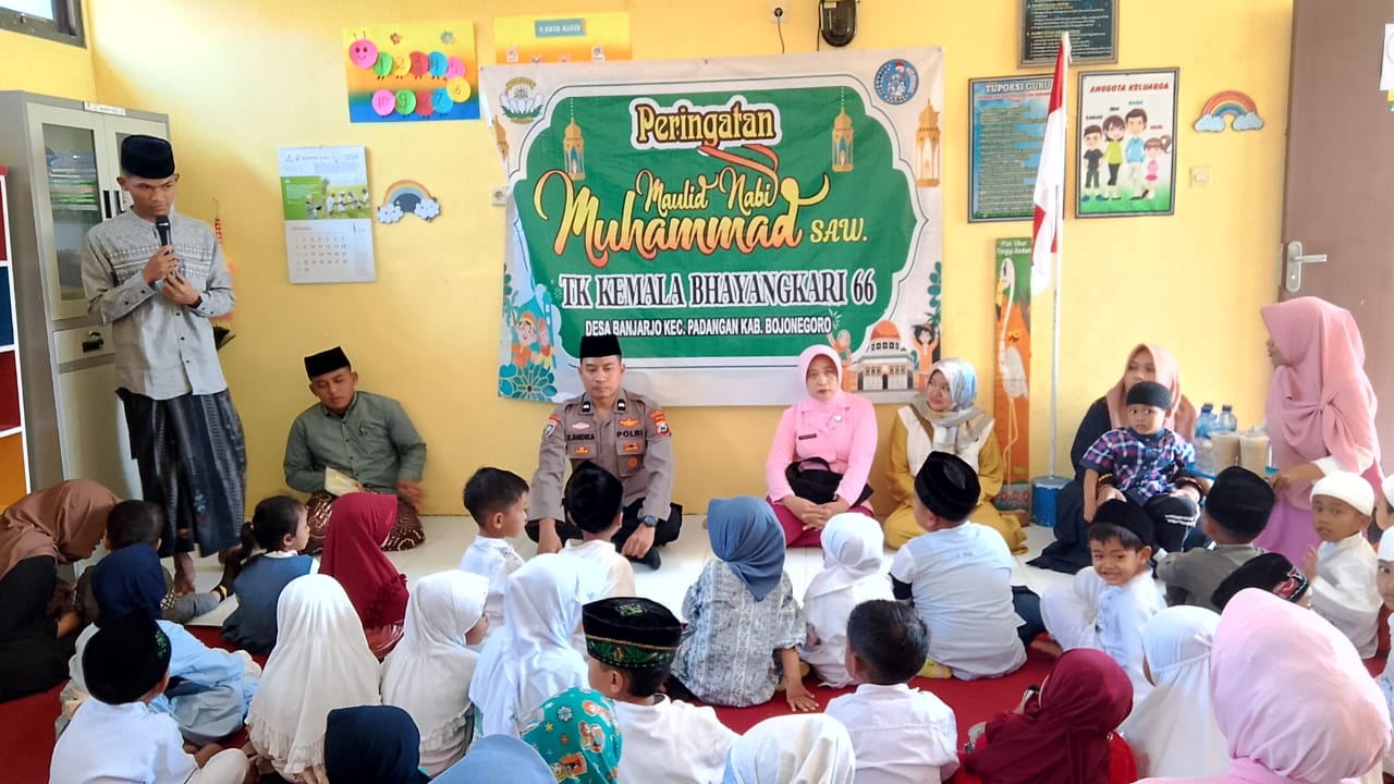 Pengurus Yayasan Kemala Bhayangkari Cabang Bojonegoro Hadiri Peringatan Maulid Nabi 1446 H