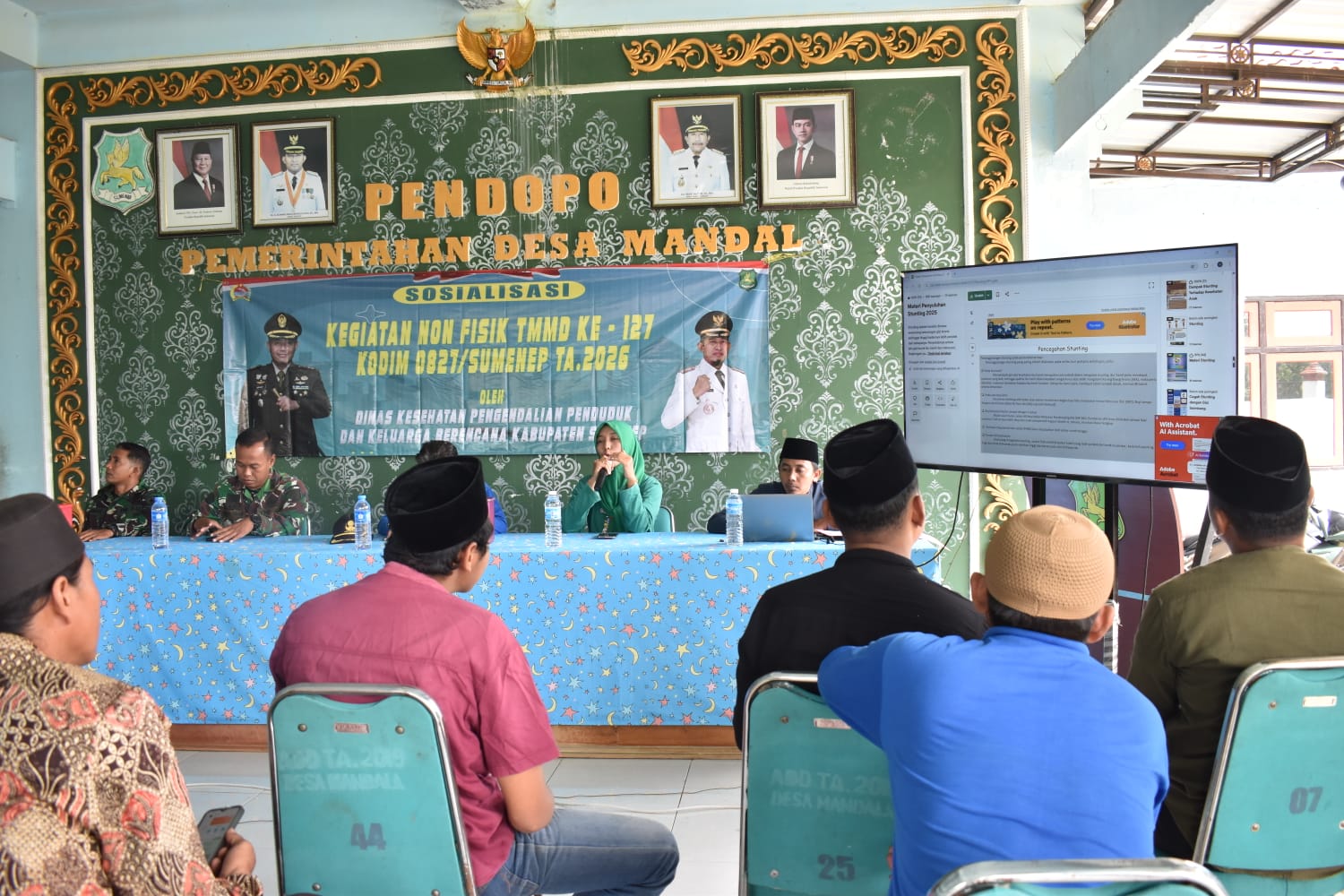 TMMD 127 Kodim Sumenep Dorong Cegah Stunting Lewat Penyuluhan KB