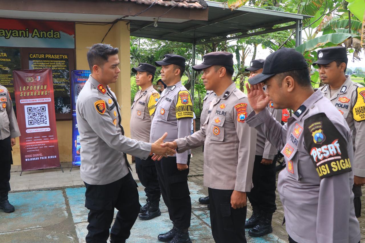 Jelang Libur Akhir Tahun, Kapolres Ngawi Kunjungi Polsubsektor Kasreman