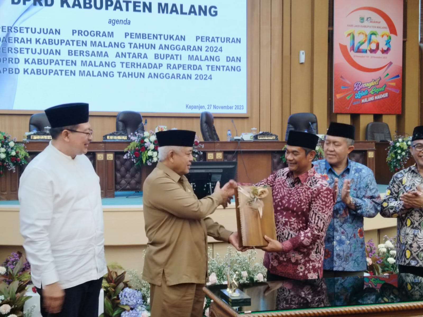 Bupati dan DPRD Kabupaten Malang Paripurna Bahas Perda-RAPBD 2024