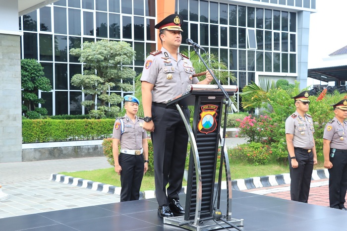 Kapolres Gresik Tegaskan Pelayanan Humanis dan Matangkan Pengamanan May Day 2026