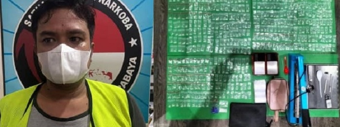 Kantongi 420 Poket Sabu Siap Edar, Polisi Ciduk Pemuda Sampang di Sawahpulo