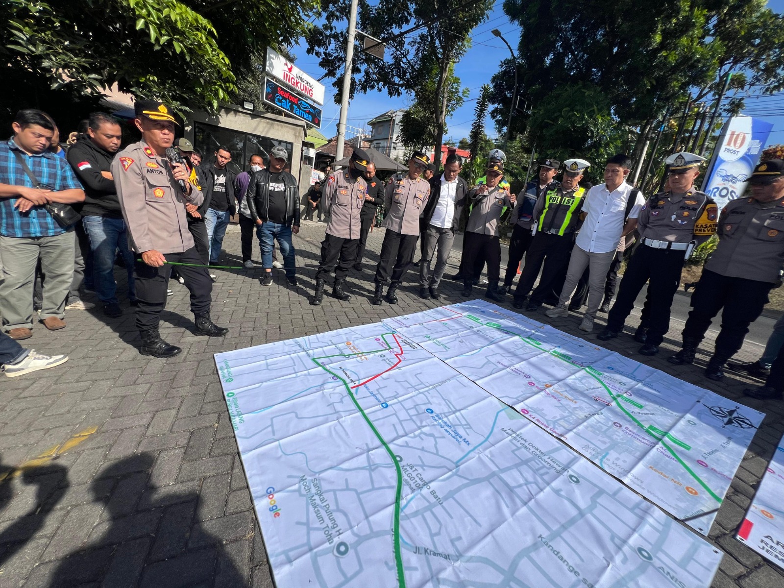 Polres Batu Kawal Pawai Budaya Desa Giripuro