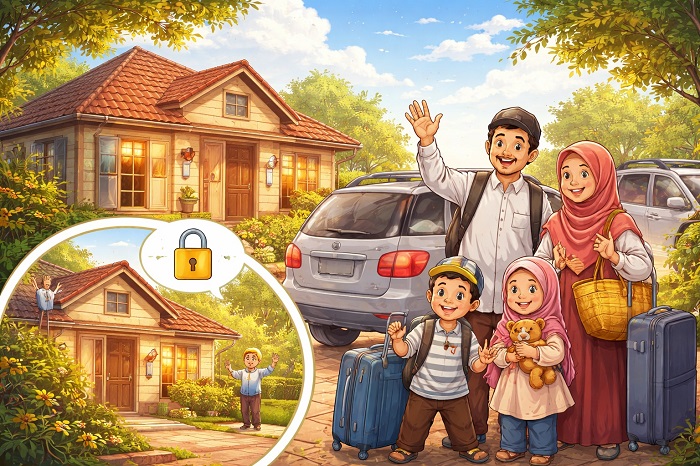 Rumah Ditinggal Mudik? Ini Tips Lengkap agar Tetap Aman dari Pencurian dan Kebakaran