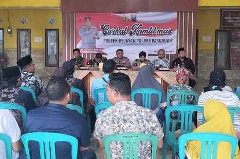 Polres Pasuruan Kenalkan Jenis Narkoba dan Tekankan Pentingnya Siskamling
