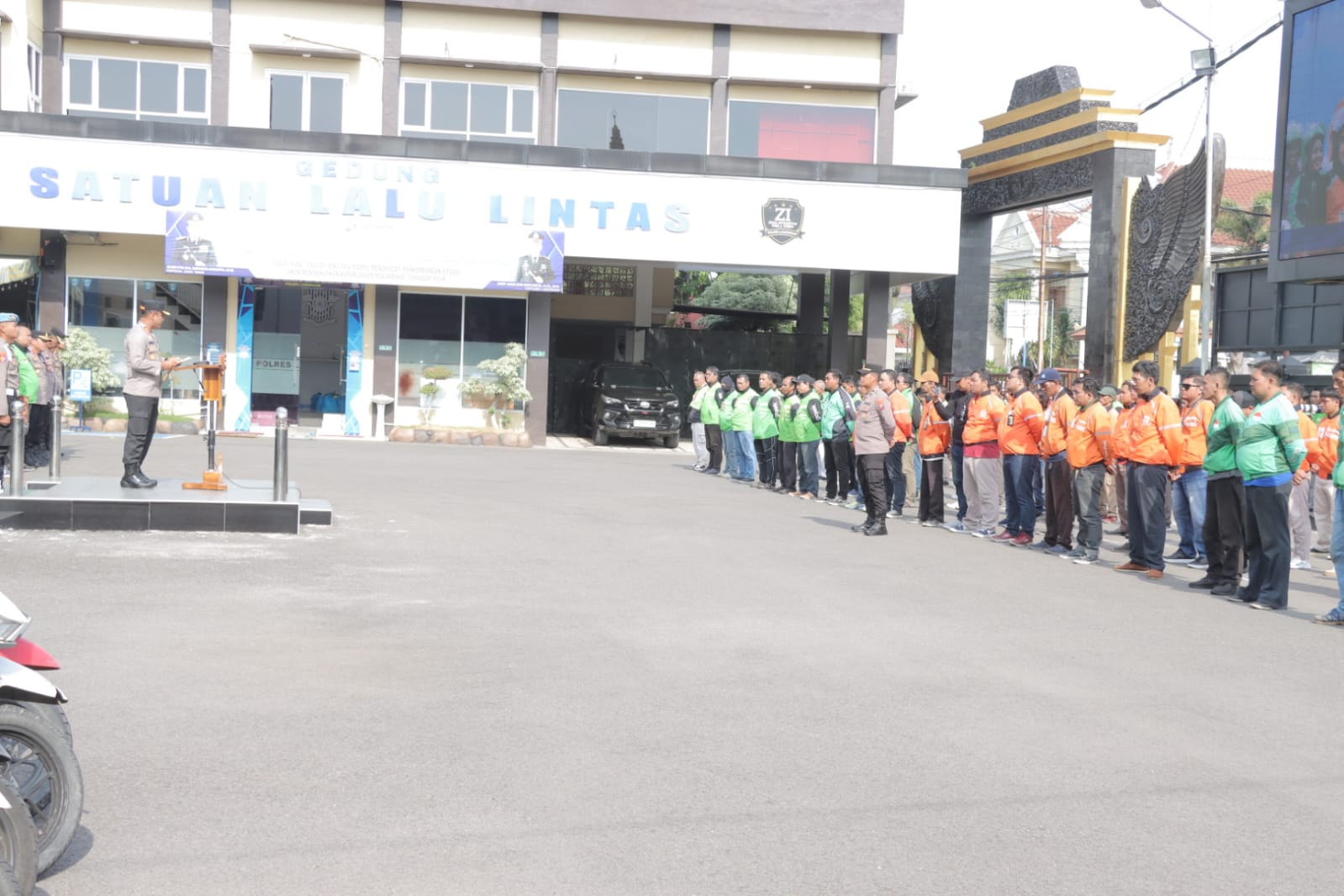 Kapolres Lamongan Ajak Komunitas Ojol Jadi Garda Terdepan Jaga Kamtibmas