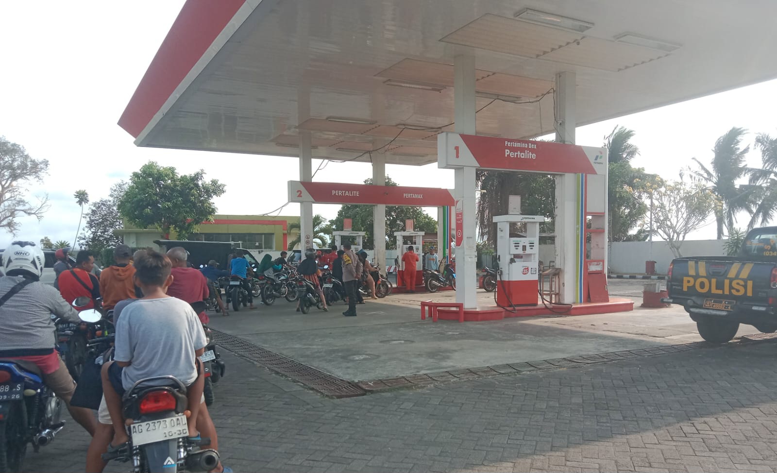 Pantau Stok BBM SPBU, Kapolres Blitar Imbau Warga Tak Menimbun