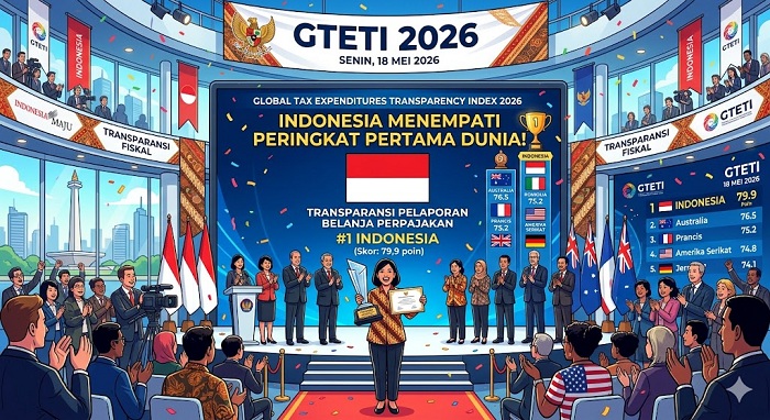 Indonesia Raih Peringkat Pertama Transparansi Pelaporan Belanja Perpajakan Terbaik Dunia