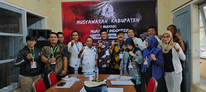 Aklamasi, Ariful Huda Terpilih Ketua Muaythai Kabupaten Malang