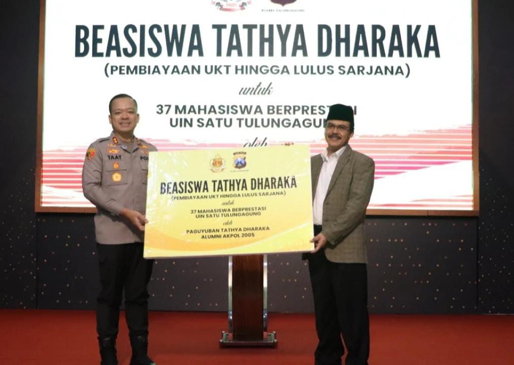 37 Mahasiswa UIN SATU Tulungagung Terima Beasiswa Penuh dari Alumni Akpol 2005