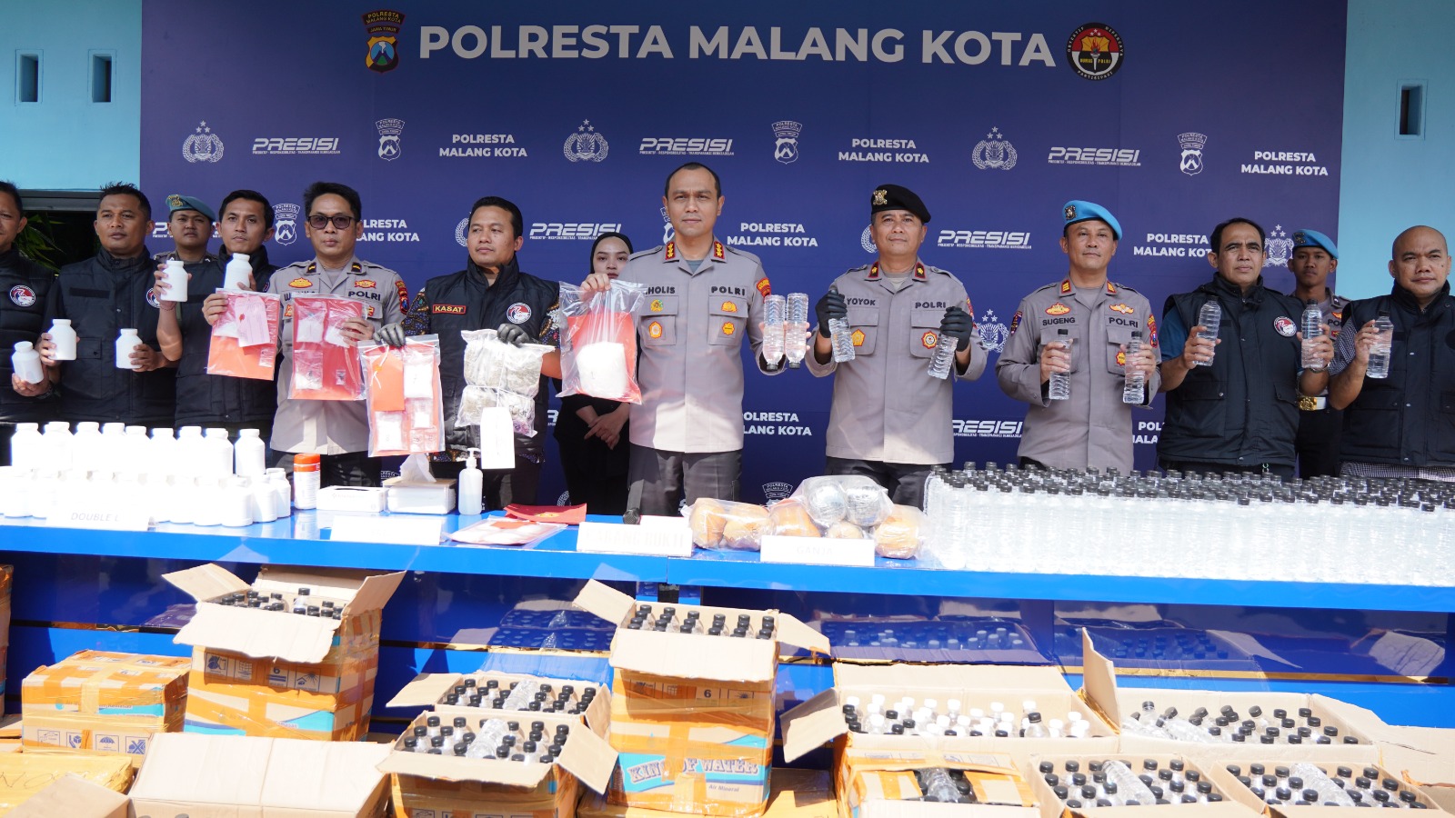 Marak Peredaran Narkoba di Malang, 39 Tersangka Berhasil Dijaring Polisi