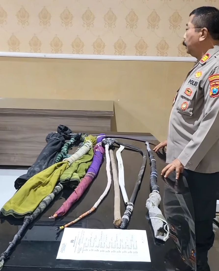 Modifikasi Sarung untuk Senjata Perang, 10 Remaja di Sawahan Dihukum Sungkem