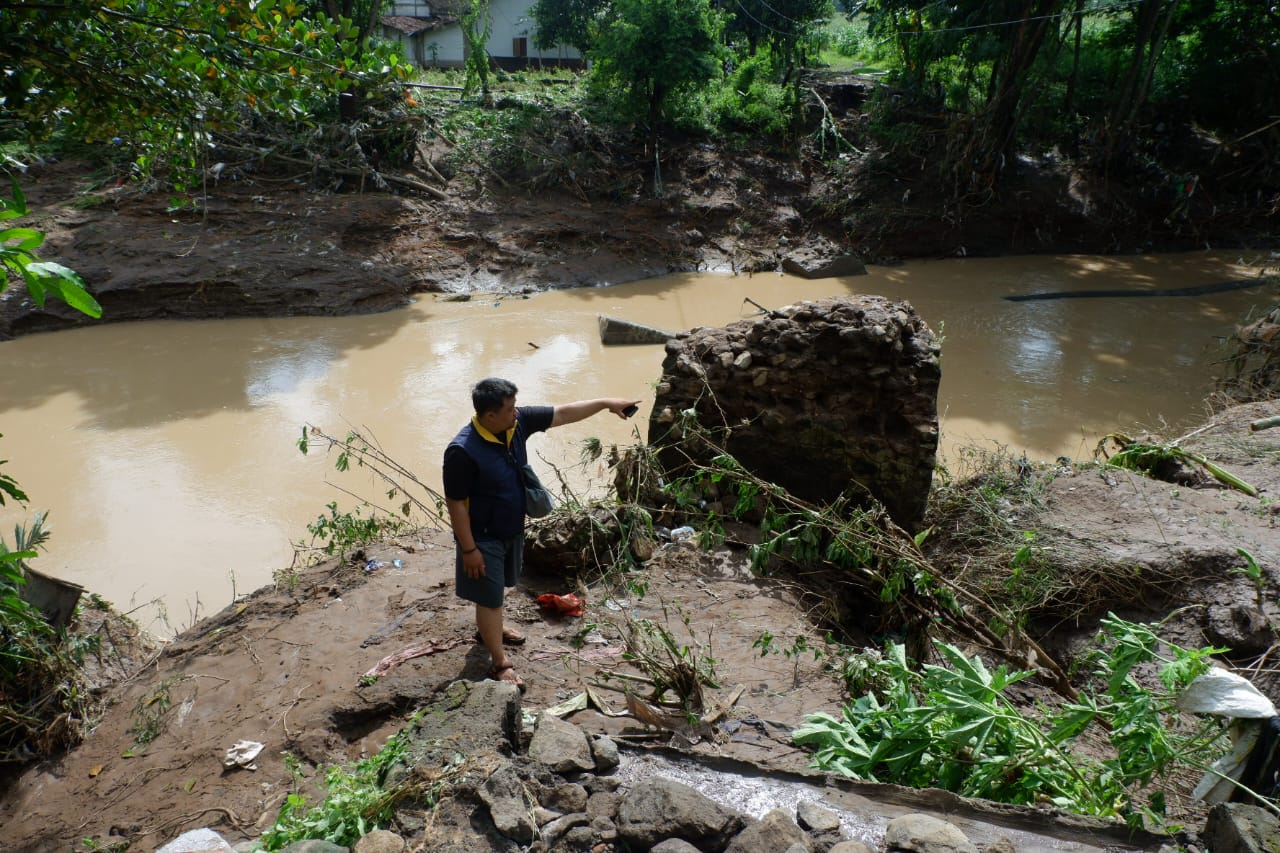 2 Jembatan Rusak Akibat Banjir, Komisi D Minta Segera Diperbaiki Pakai Anggaran BTT