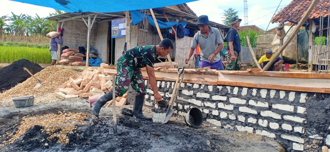 Kerja Teliti Satgas TMMD Perkuat Fondasi RTLH