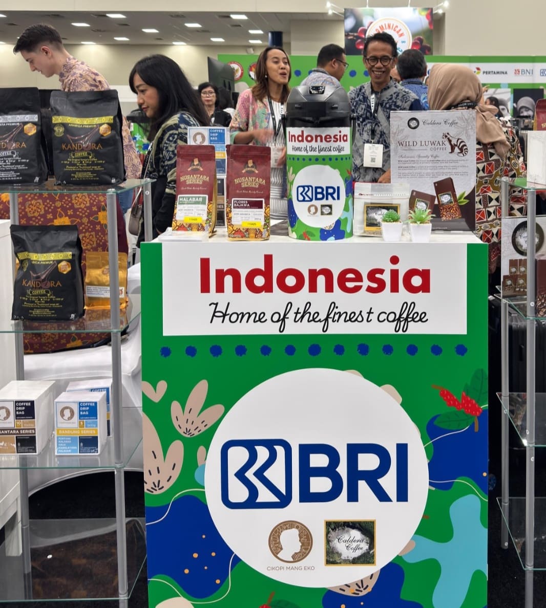 Tampil di Pameran Kopi Amerika Serikat, UMKM Kopi Binaan BRI Tembus Pasar Internasional