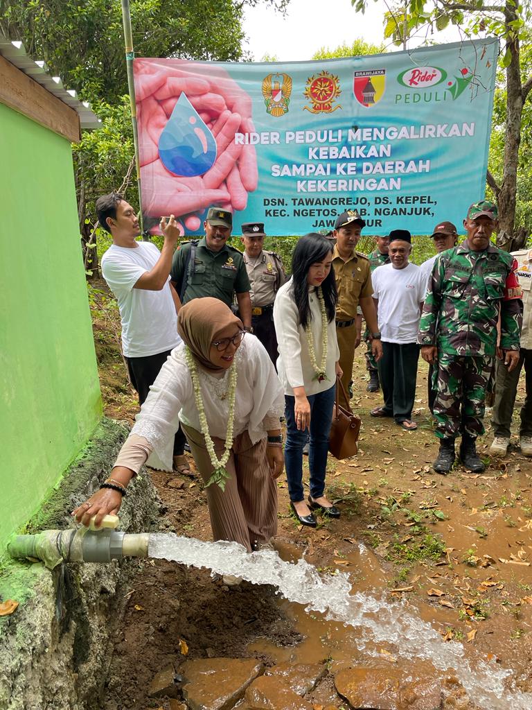 Program Rider Peduli Sumber Air Bersih Desa Kepel, Nganjuk 