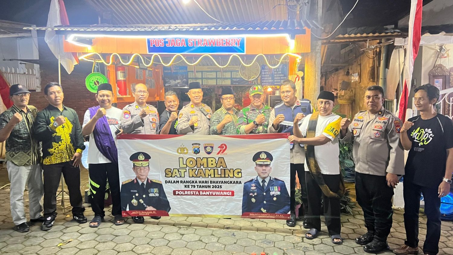Polresta Banyuwangi Gelar Lomba Satkamling, Dorong Kesadaran Warga Jaga Kamtibmas