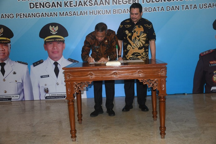 Pemkab Tulungagung dan Kejari Sepakat Perpanjang Kerja Sama Penanganan Hukum Perdata dan Tata Usaha Negara