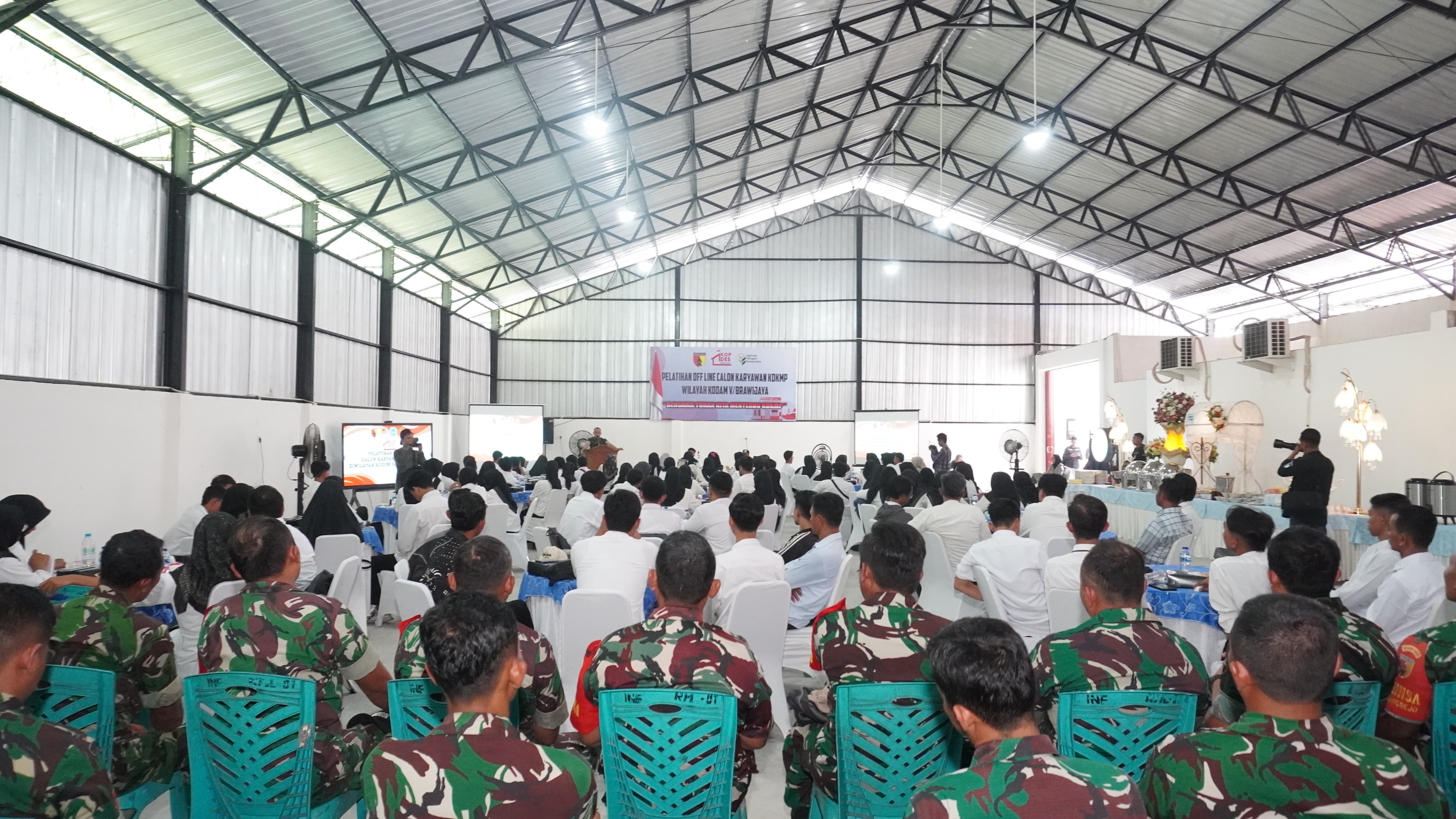 Kodim 0812/Lamongan dan PT Agrinas Gembleng 180 Calon Karyawan Koperasi Merah Putih