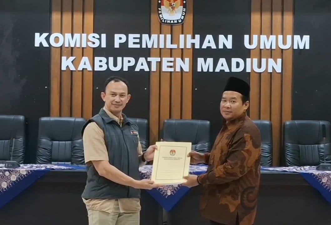 KPU Tetapkan Dua Pasangan Calon pada Pilbup Madiun 2024