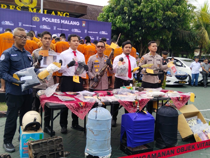 Polres Malang Lampaui Target Pengungkapan Kasus Operasi Sikat Semeru