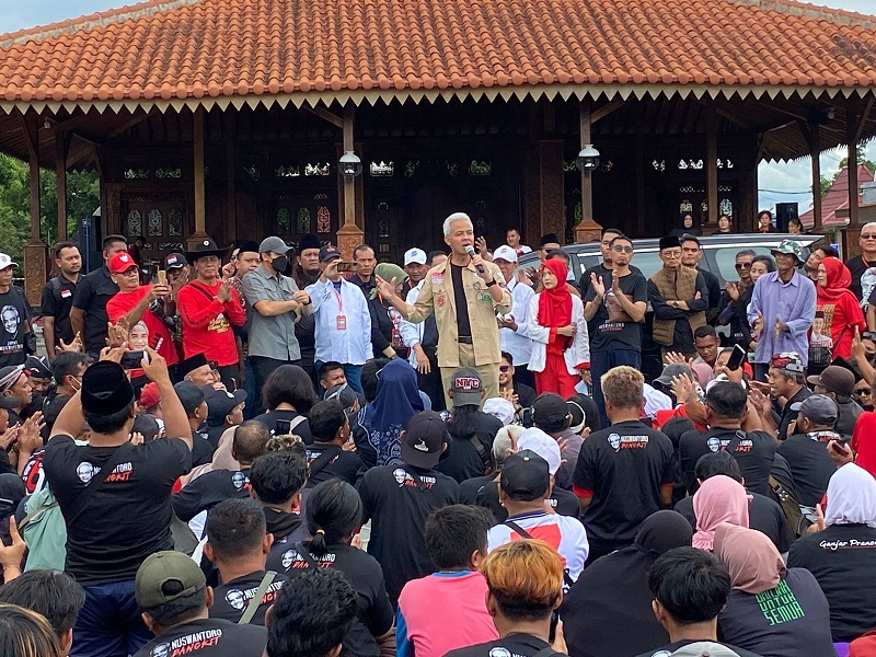 Capres Ganjar Pranowo Konsolidasi Relawan Se-Madiun Raya