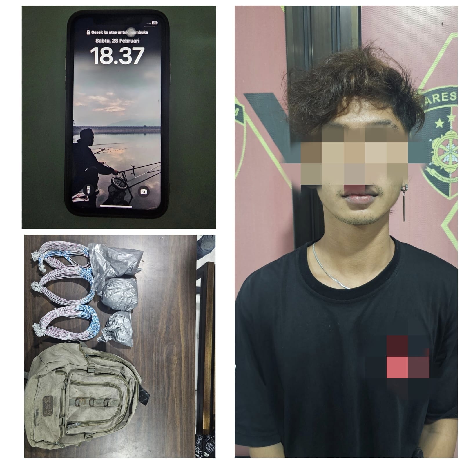 Edarkan Bubuk Mesiu di Tulungagung, Pemuda Ponorogo Diringkus Polisi