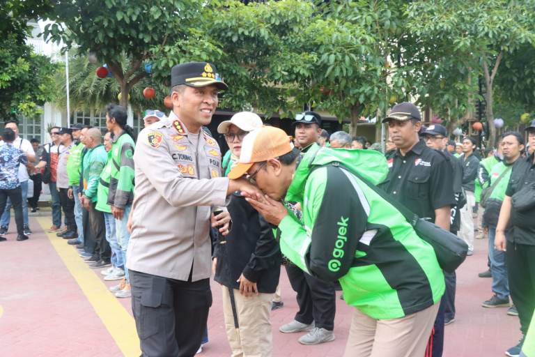 Apel Ojek Online, Siap Jaga Sidoarjo