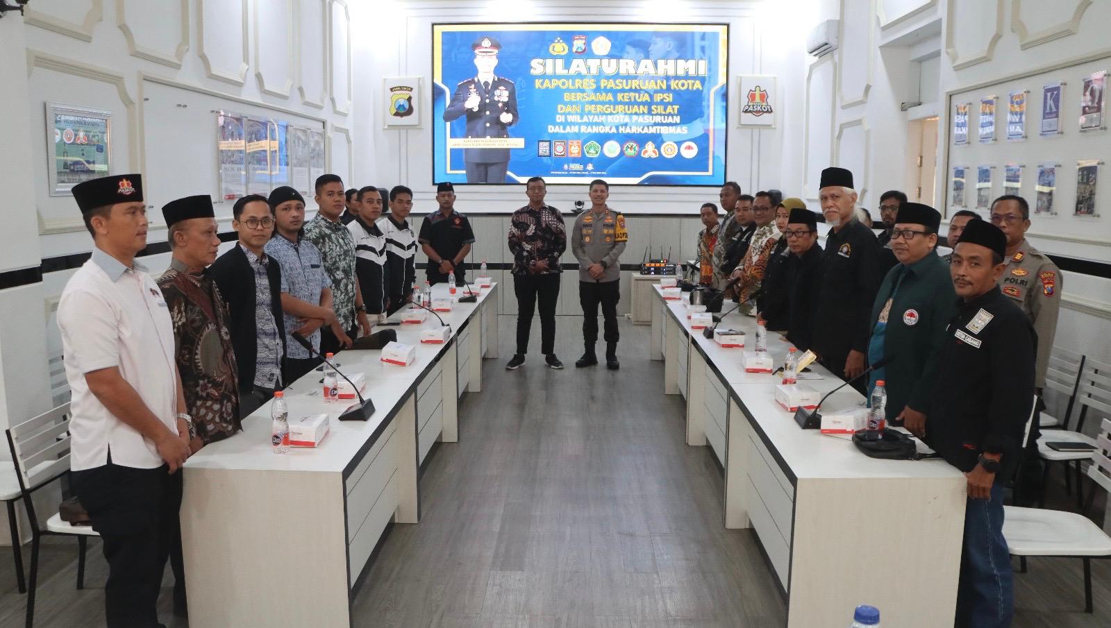 Sinergi dengan Polres Pasuruan Kota, IPSI Cegah Tawuran Antarkelompok Silat