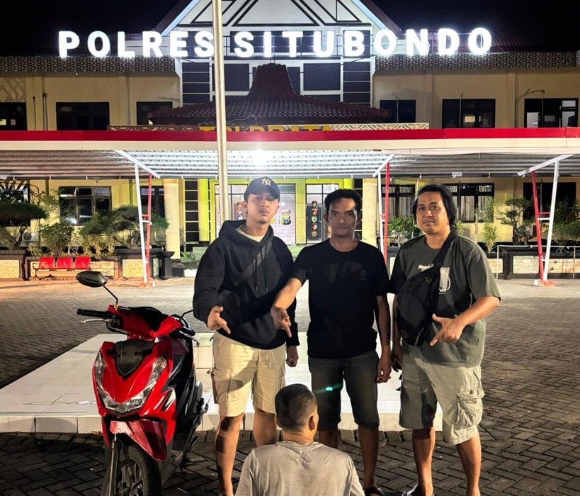 Pengembangan Kasus Curanmor, Polres Situbondo Ringkus Pelaku Asal Probolinggo