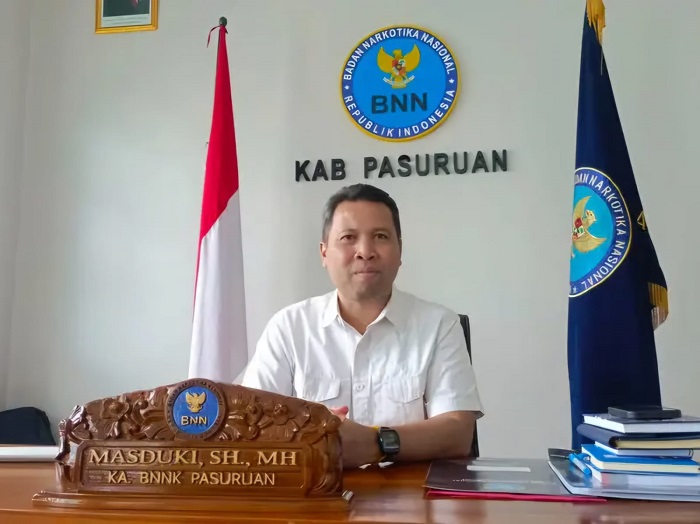 Pulang Kampung, Kepala BNN Pasuruan Masduki Soroti Tren Narkoba Merambah Dunia Pendidikan