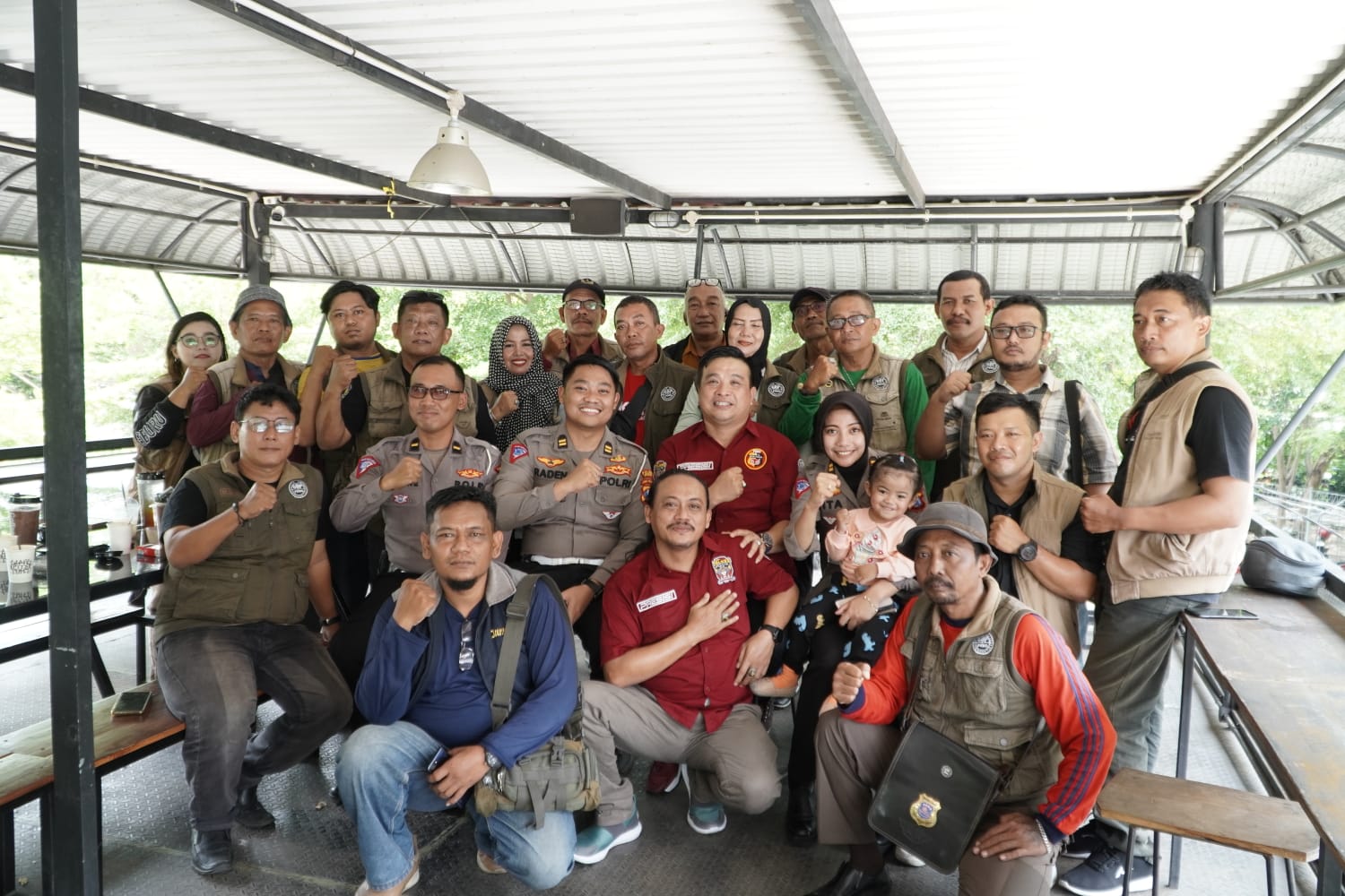 Polres Gresik Ngopi Bareng Media, Wujudkan Pemilu Damai 2024