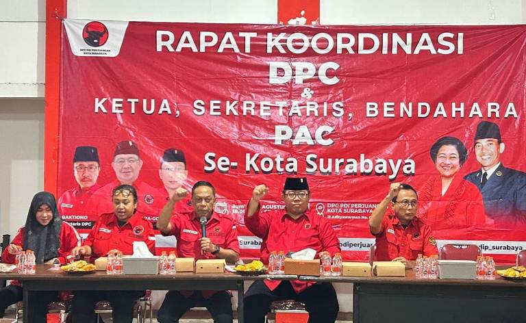 Jelang Konfercab, PDIP Surabaya Tegaskan Komitmen Program Kerakyatan