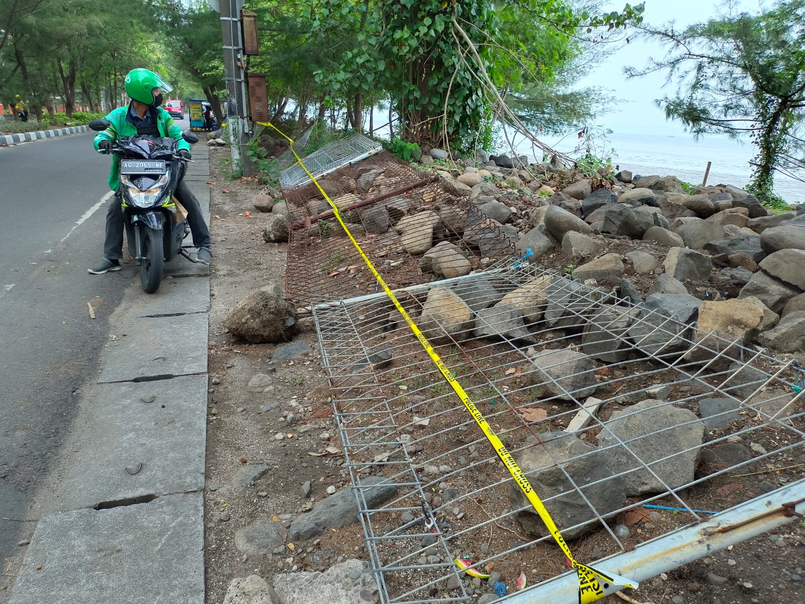 Identitas Enam Terduga Perusak Pagar Pantai Kenjeran Dikantongi, Kerugian Ditaksir Rp 20 Juta