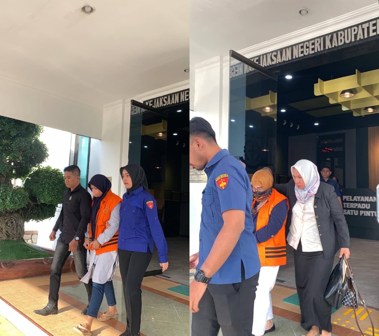 Rugikan Negara Rp4,8 M, Dua Tersangka Kredit Fiktif Bank BUMN Unit Kras Ditahan Kejari Kediri