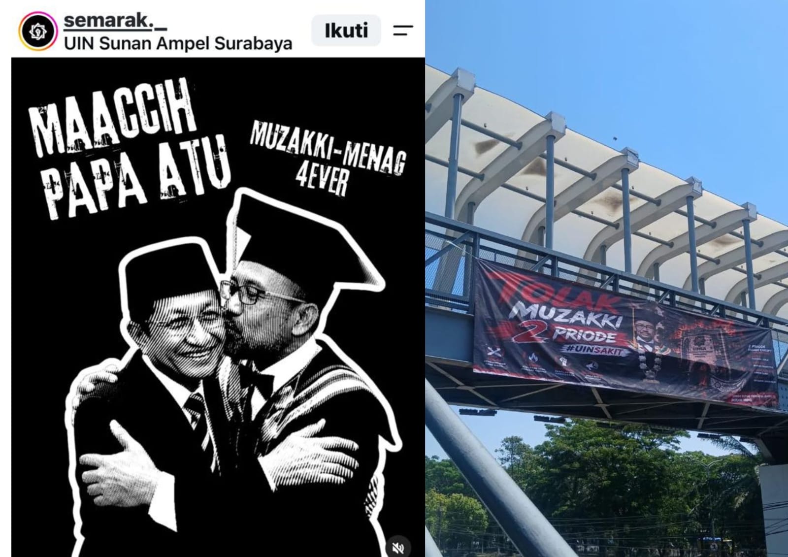 Pelantikan Rektor UINSA Disambut Gelombang Penolakan
