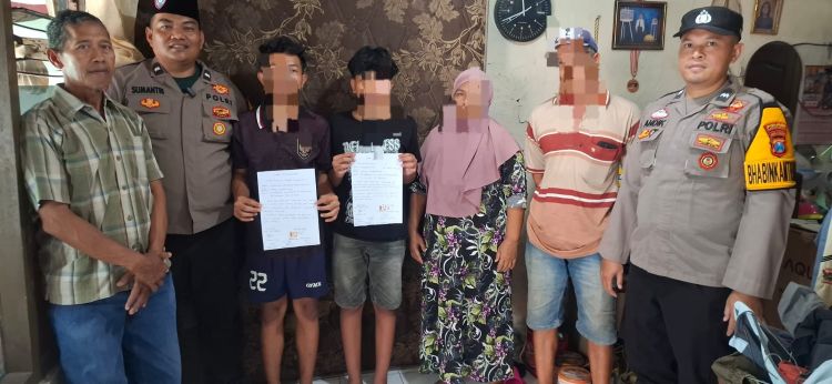 Dua Pocong di Lamongan Jalani Pembinaan Polisi